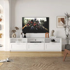 Meuble TV 70,87 po avec 3 espaces de rangement et 3 tiroirs