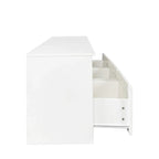 Meuble TV 70,87 po avec 3 espaces de rangement et 3 tiroirs