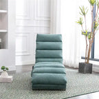 Chaise longue de massage intérieure en lin