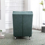 Chaise longue de massage intérieure en lin