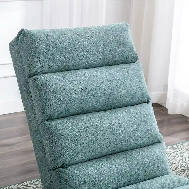 Chaise longue de massage intérieure en lin