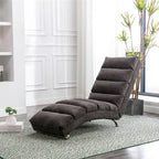 Chaise longue de massage intérieure en lin