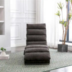Chaise longue de massage intérieure en lin
