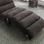 Chaise longue de massage intérieure en lin