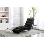 Chaise longue de massage intérieure en lin