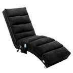 Chaise longue de massage intérieure en lin