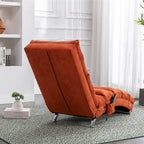 Chaise longue de massage intérieure en lin