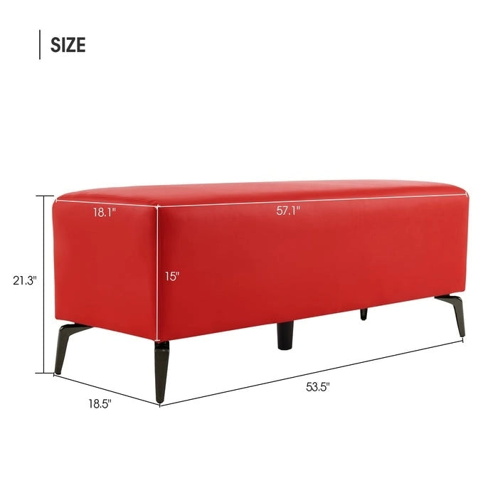 Chaises de salle d'attente en similicuir pour entrée et magasin, lot de 2, sièges d'accueil