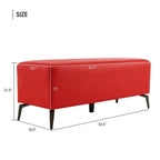 Chaises de salle d'attente en similicuir pour entrée et magasin, lot de 2, sièges d'accueil