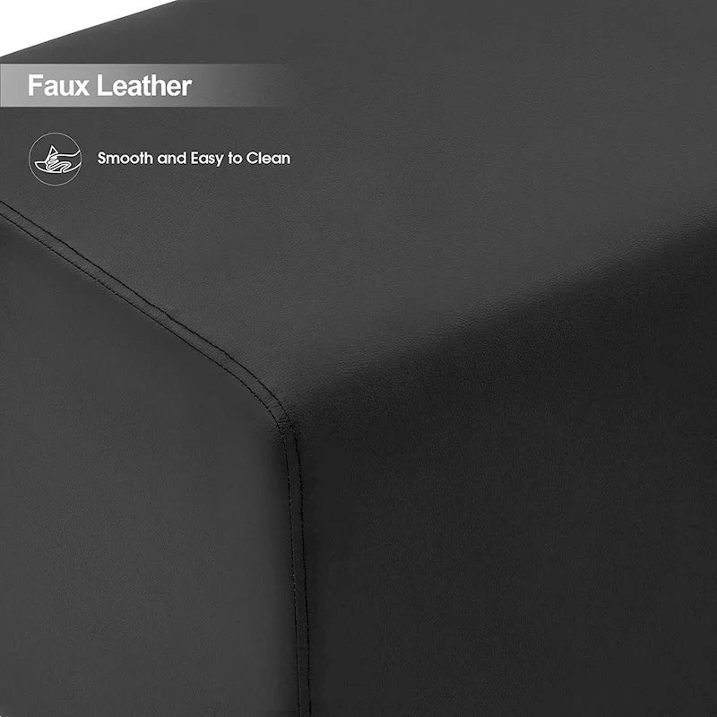 Chaises de salle d'attente en similicuir pour entrée et magasin, lot de 2, sièges d'accueil