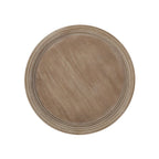 Table d'appoint ronde de style campagnard français, en bois et métal, style vintage pour salon