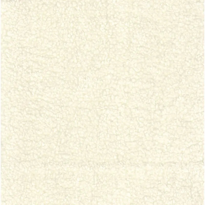 Fauteuil d'appoint Sherpa avec pieds en bois, crème, revêtement moelleux, fauteuil de salon moderne