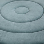 Pouf rond bohème en velours, repose-pieds de sol pour salon et chambre