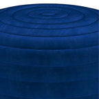 Pouf rond bohème en velours, repose-pieds de sol pour salon et chambre
