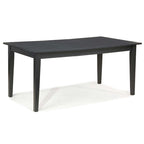 Table de salle à manger rectangulaire Art & Craft avec rallonge, bois massif, 6-8 places