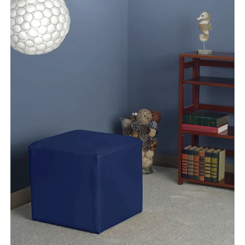Poufs et repose-pieds carrés de 38 cm, rembourrés, pour le salon