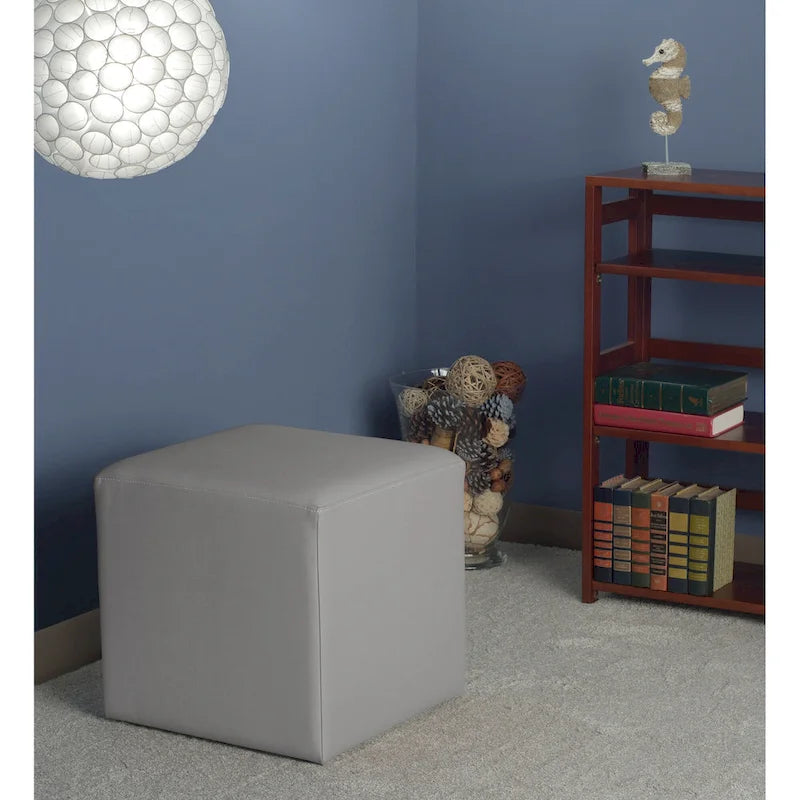 Poufs et repose-pieds carrés de 38 cm, rembourrés, pour le salon