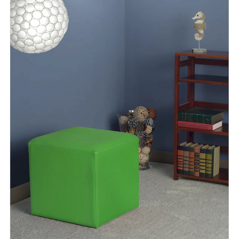 Poufs et repose-pieds carrés de 38 cm, rembourrés, pour le salon
