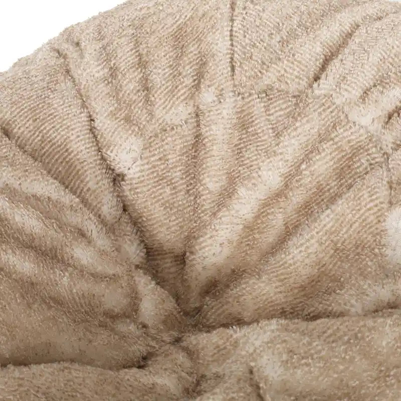Pouf géant en fausse fourrure Modern Glam, style hiver, siège de salon surdimensionné pour le salon