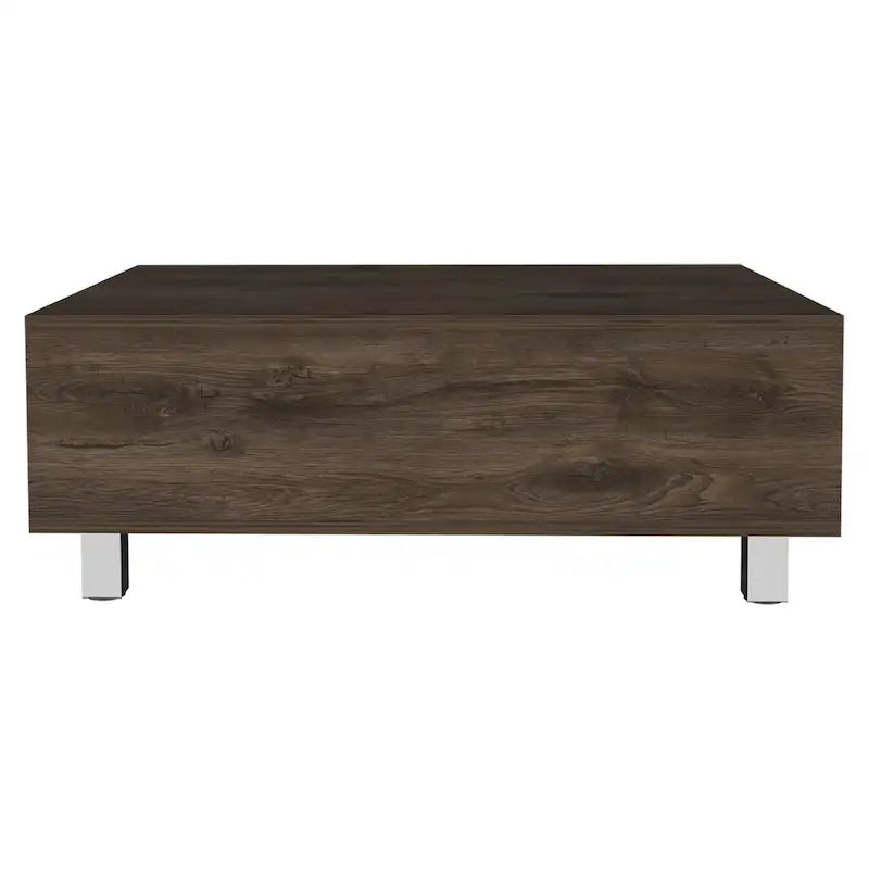 Table basse relevable avec rangement dissimulé et 4 pieds, table de salon moderne