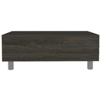 Table basse relevable avec rangement dissimulé et 4 pieds, table de salon moderne