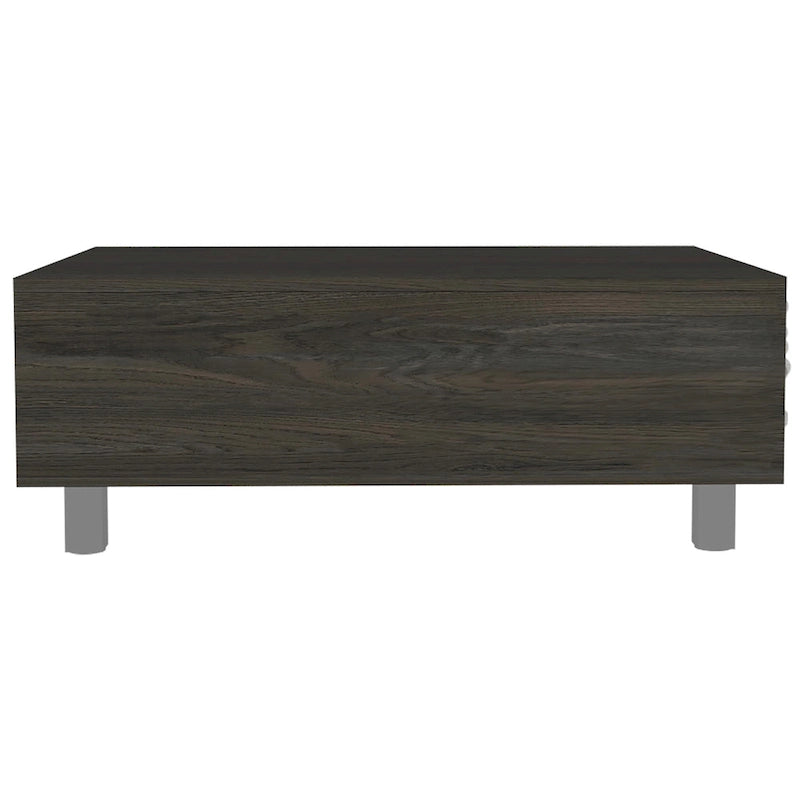 Table basse relevable avec rangement dissimulé et 4 pieds, table de salon moderne