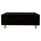 Table basse relevable avec rangement dissimulé et 4 pieds, table de salon moderne