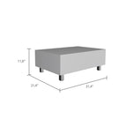 Table basse relevable avec rangement dissimulé et 4 pieds, table de salon moderne