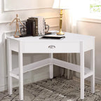 Bureau d'angle pour ordinateur en bois, table de travail, bureau d'angle pour ordinateur portable