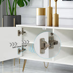 Meuble TV, console TV, meuble de rangement en bois pour divertissement