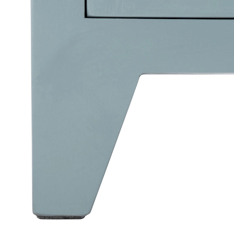 Table de chevet 1 tiroir 1 porte Coastal, style Dalia, table d'appoint de chambre avec rangement