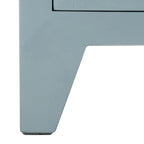 Table de chevet 1 tiroir 1 porte Coastal, style Dalia, table d'appoint de chambre avec rangement