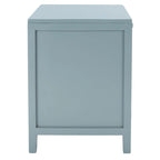 Table de chevet 1 tiroir 1 porte Coastal, style Dalia, table d'appoint de chambre avec rangement