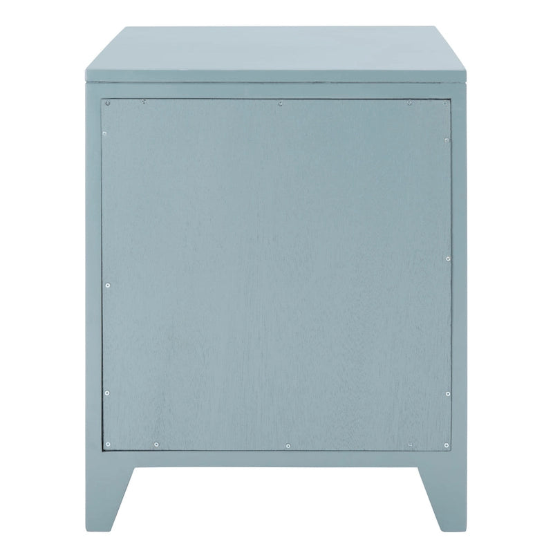 Table de chevet 1 tiroir 1 porte Coastal, style Dalia, table d'appoint de chambre avec rangement