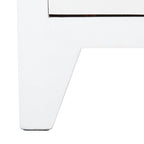 Table de chevet 1 tiroir 1 porte Coastal, style Dalia, table d'appoint de chambre avec rangement