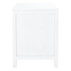 Table de chevet 1 tiroir 1 porte Coastal, style Dalia, table d'appoint de chambre avec rangement