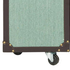 Meuble de Bar de Rangement Beige avec Étagères, 24Lx18Px42H Pouces, Meuble à Alcool Moderne pour Salon