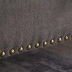 Banc de lit/ottoman de 59 po avec rangement en tissu