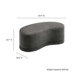 Banc ottoman rembourré Nimbus 48