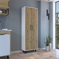 Armoire de cuisine et de salle à manger autoportante multi-rangement avec étagères réglables