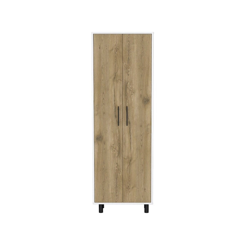 Armoire de cuisine et de salle à manger autoportante multi-rangement avec étagères réglables