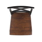 Chaises de salle à manger Roshan Farmhouse en bois d'acacia, lot de 2