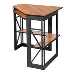 Bureau d'angle en L avec tiroir clavier, table d'étude et d'ordinateur pour bureau à domicile et dortoir