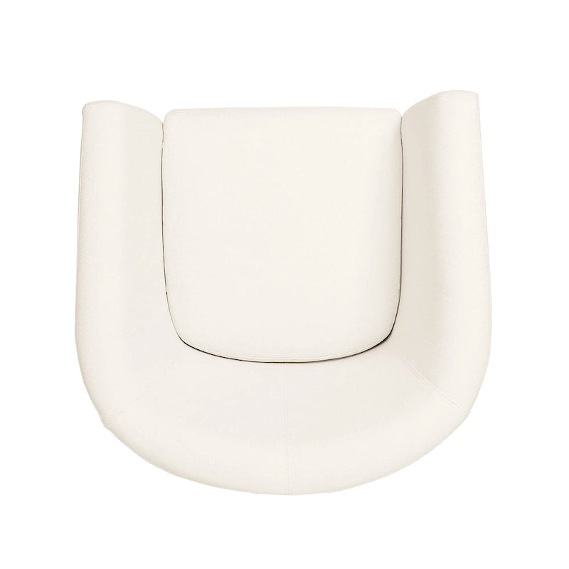 Fauteuil club pivotant, fauteuil d'appoint rembourré avec base pivotante à 360° pour le salon