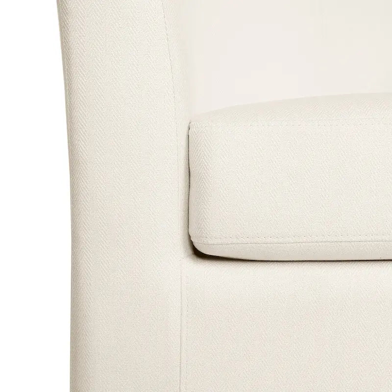 Fauteuil club pivotant, fauteuil d'appoint rembourré avec base pivotante à 360° pour le salon