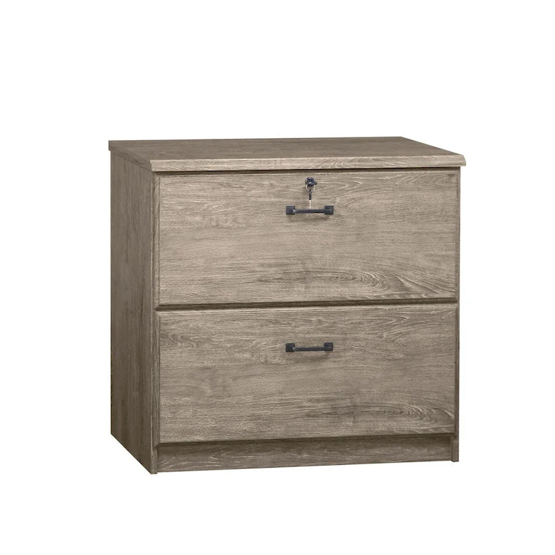 Classeur latéral à 2 tiroirs, style Honduras, rangement de dossiers pour bureau à domicile, format lettre et légal